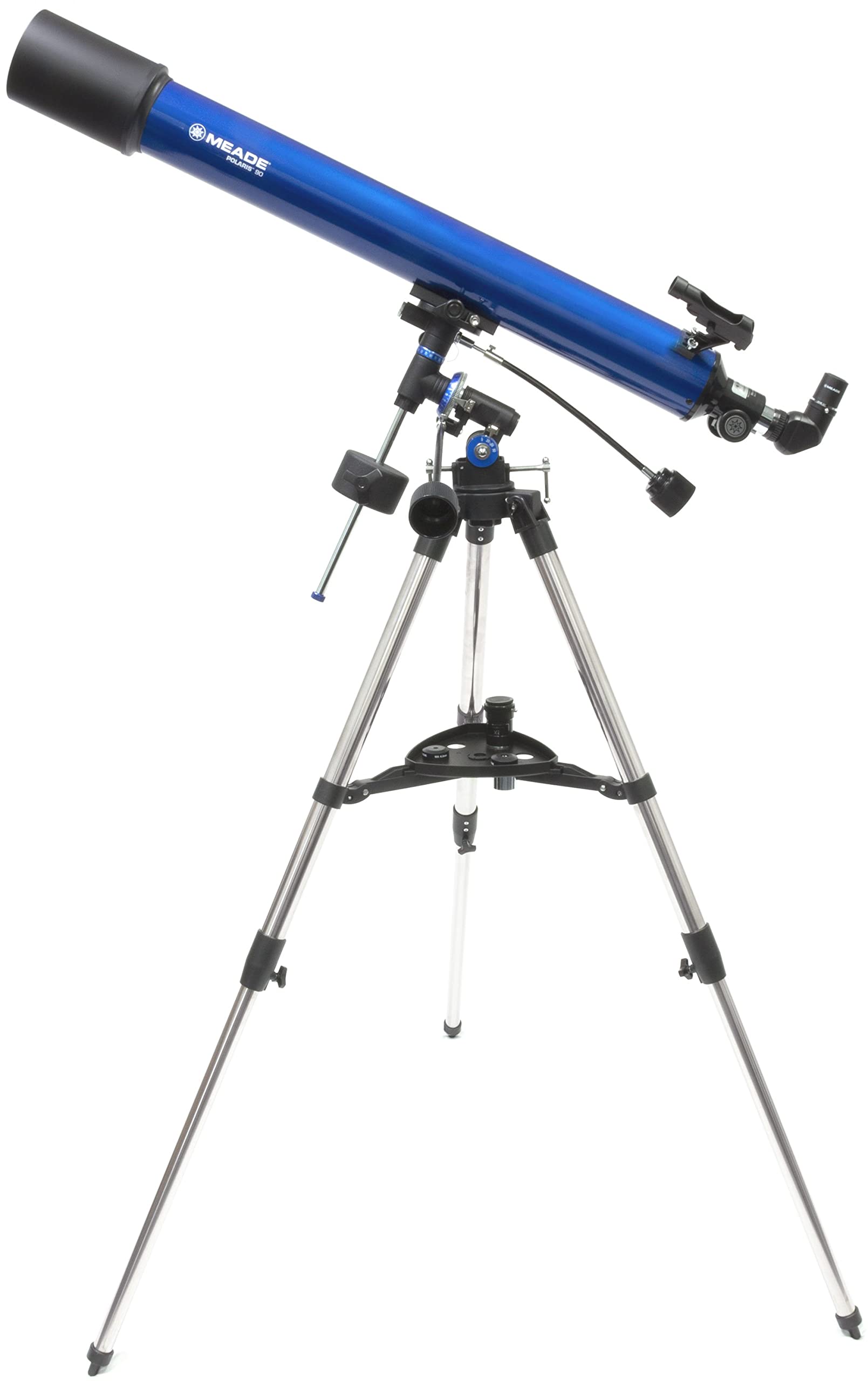 Meade Instruments 216003 Polaris 90 EQ Refractor Telescope (Blue)-image-0