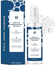 WildOak Underarm Brightening Spray with Deodorant | 100ml | Brightens & Exfoliates Underarms | Fades Dark Spots, Hyperpigmentation, Evens Skin Tone & Controls Odour | Long Lasting deodorant