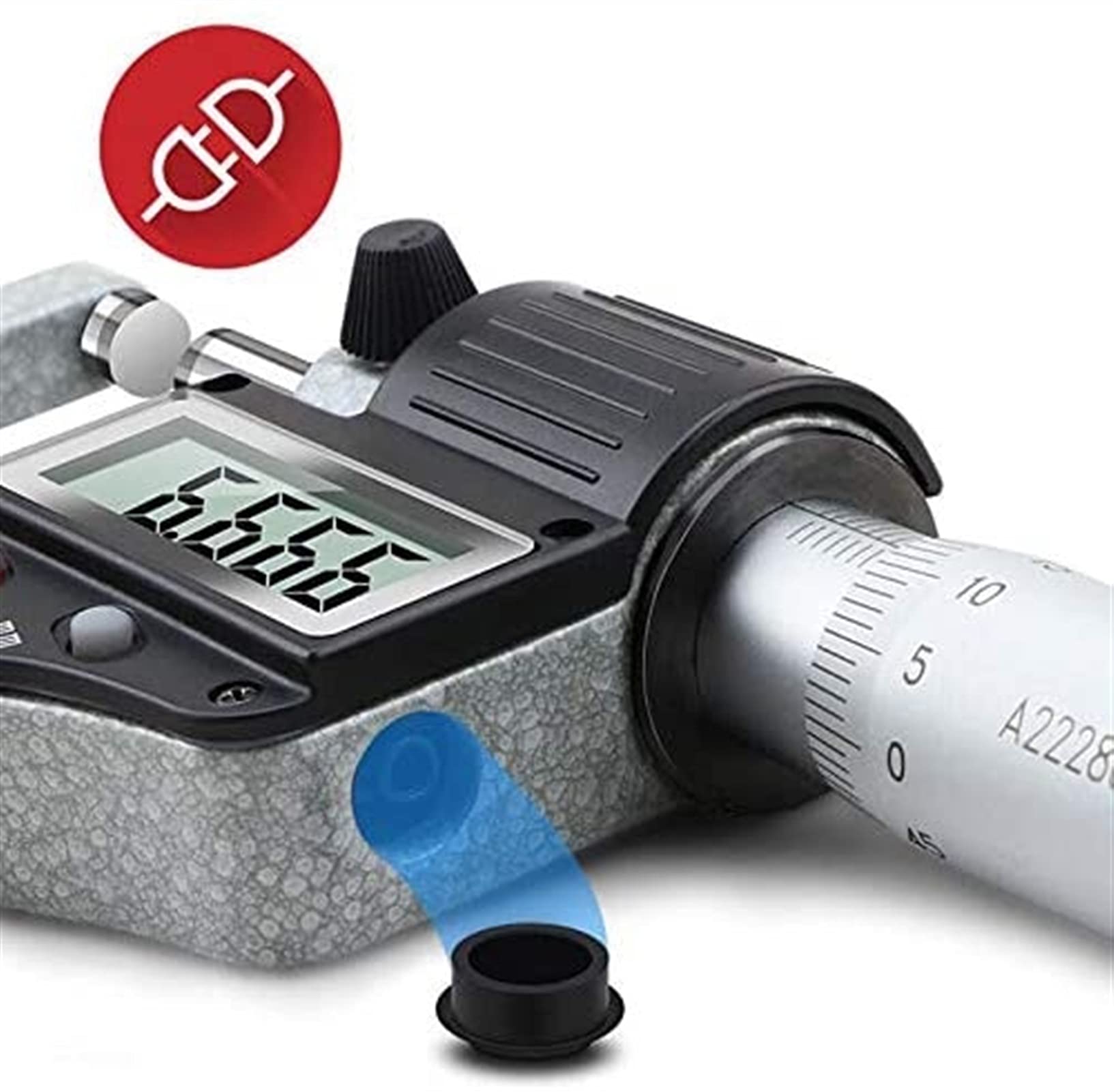 Mikrometry zewnętrzne 0-25mm Elektroniczny Wyświetlacz Cyfrowy Średnica Mikometr Mikrometr Twardy Mikrometr Metryczny Metryczny Zacisk Narzędzie Pomiarowe