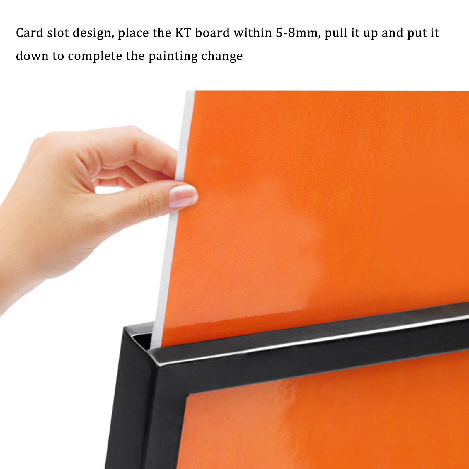 Soporte de doble cara para carteles de espuma y pancartas, resistente al viento, para carteles de bienvenida y folletos
