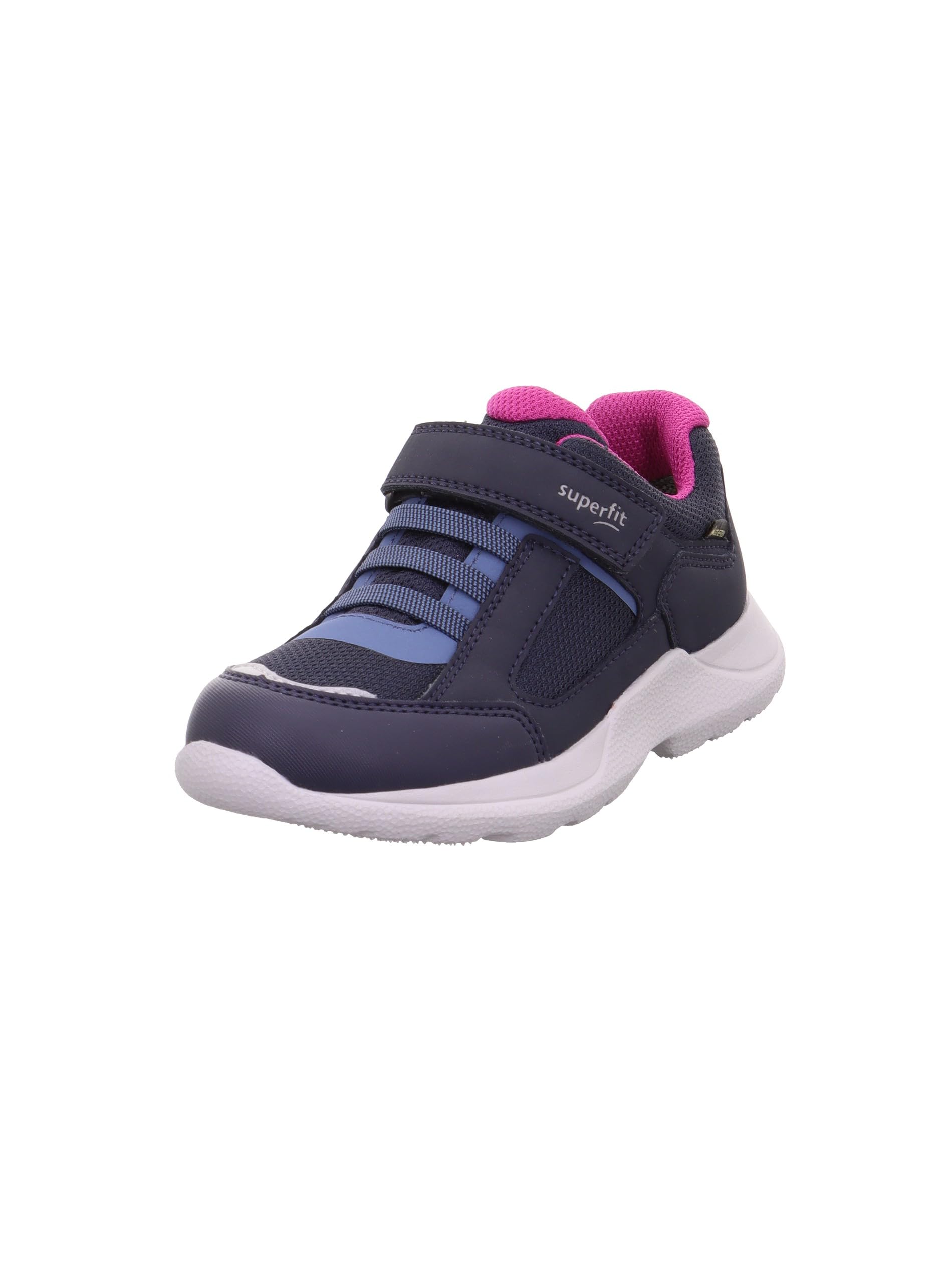 Superfit Girls' Rush Sneaker Gore-Tex 1-006225 Boots, Blue Pink 8010, 42 EU