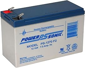 Power-Sonic Rechargeable Sealed Lead Acid Battery PS-1270 12V 7.0 AH @ 20-hr. 12V 6.5 AH @ 10-hr