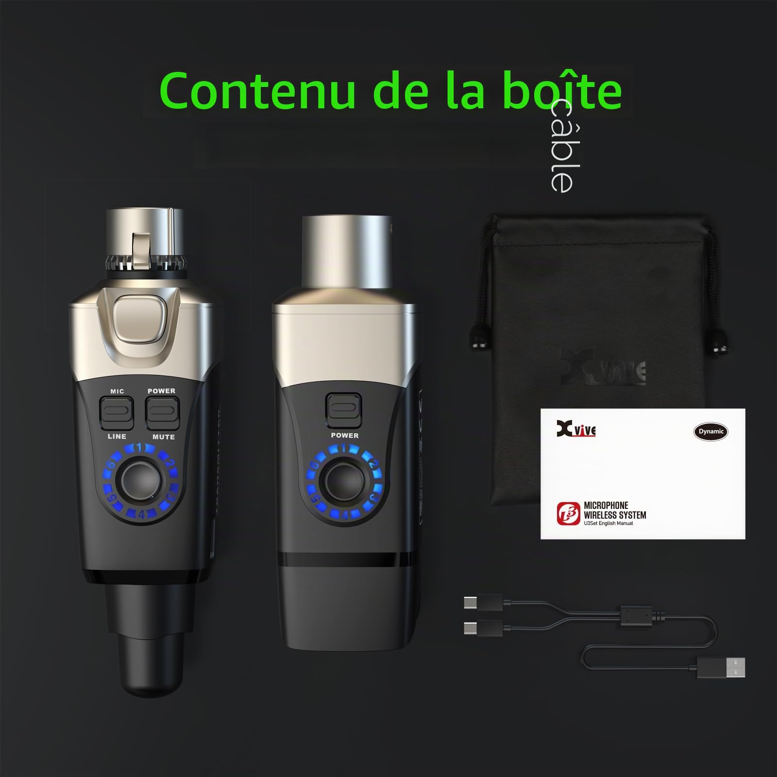 Xvive XV-U3 Wireless Microphone System