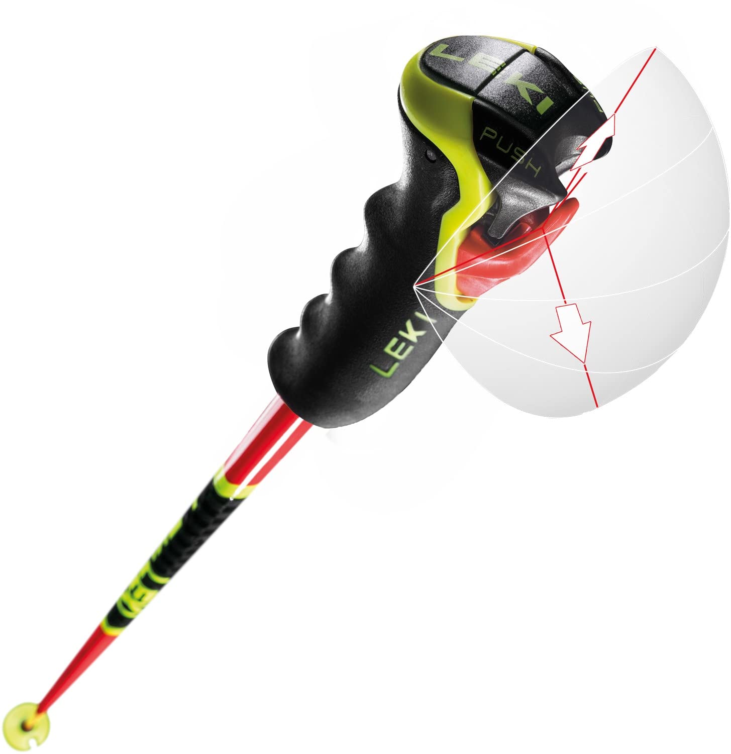 LEKI REKI Kijki narciarskie, GS Stock, 2023, VENOM GS 3D