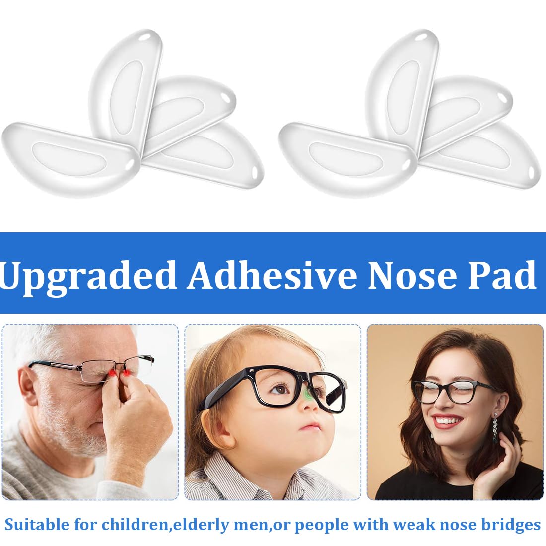 Naselli Regolabili Trasparenti Naselli Per Occhiali Antiscivolo In