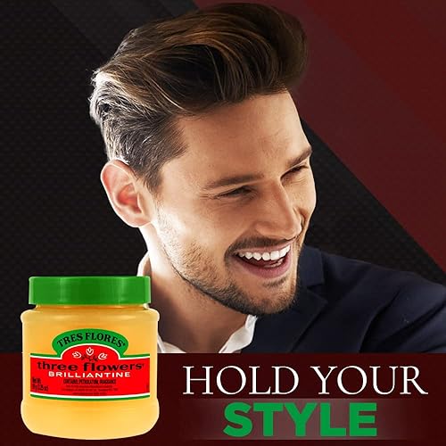 Miniatura 3 de Three Flowers Brilliantine Pomade Sólido 3.25 oz