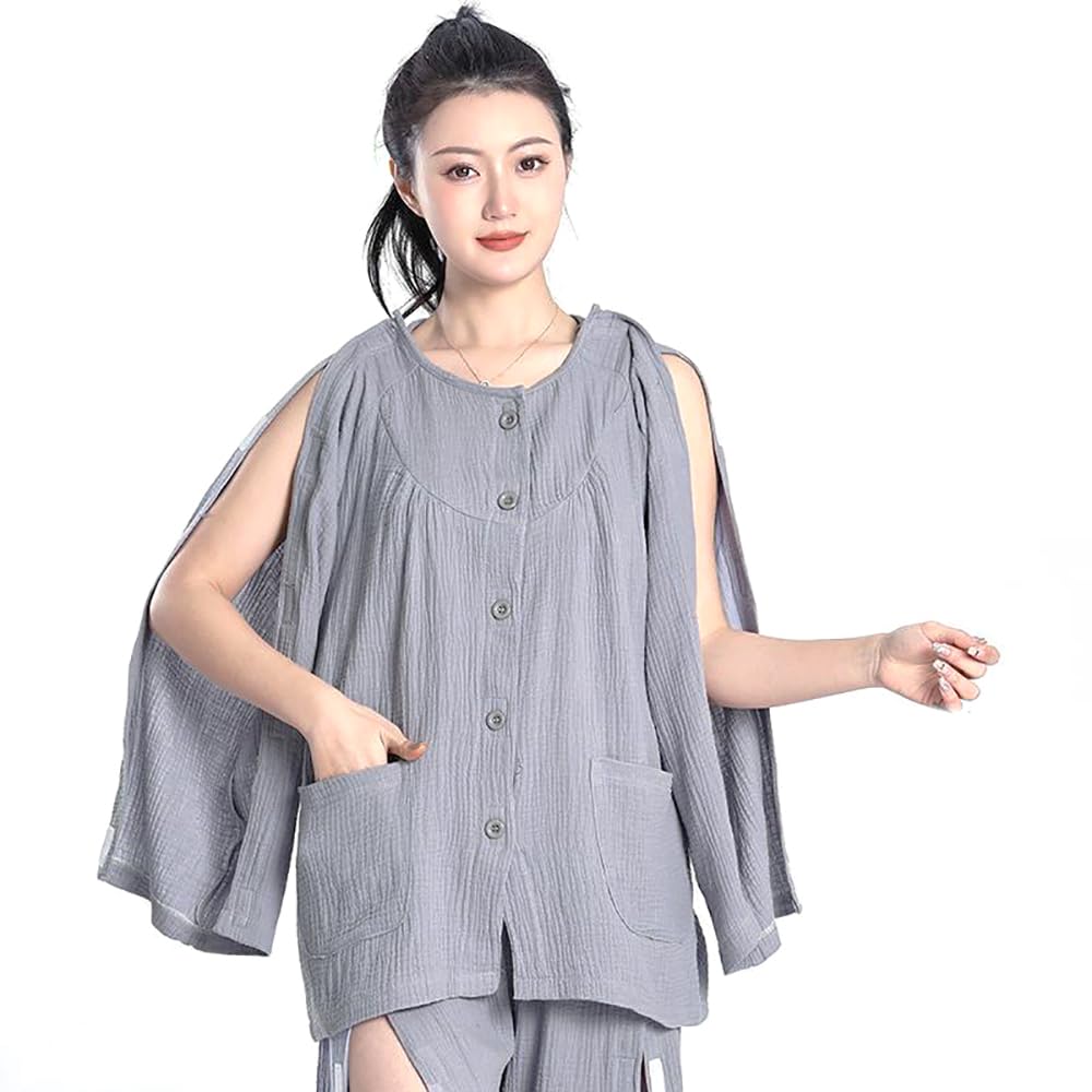 Ropa Para Pacientes Postrados En Cama, Traje De Paciente Postrado En Cama Con , Ropa Para Discapacitados, Fácil De Usar Y Quitar, Asistente De Enfermería Hospitalaria, Para Parálisis, Ancianos
