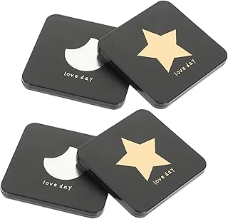 FOMIYES 4pcs Folding Vanity Mirror Make up Mirror Travel Purse Travel Vanity Mirror Mini Makeup Mirrors Womens Wallets Women and Girls Woman Handbag Essential Purse Mirror Small Mirror Pvc