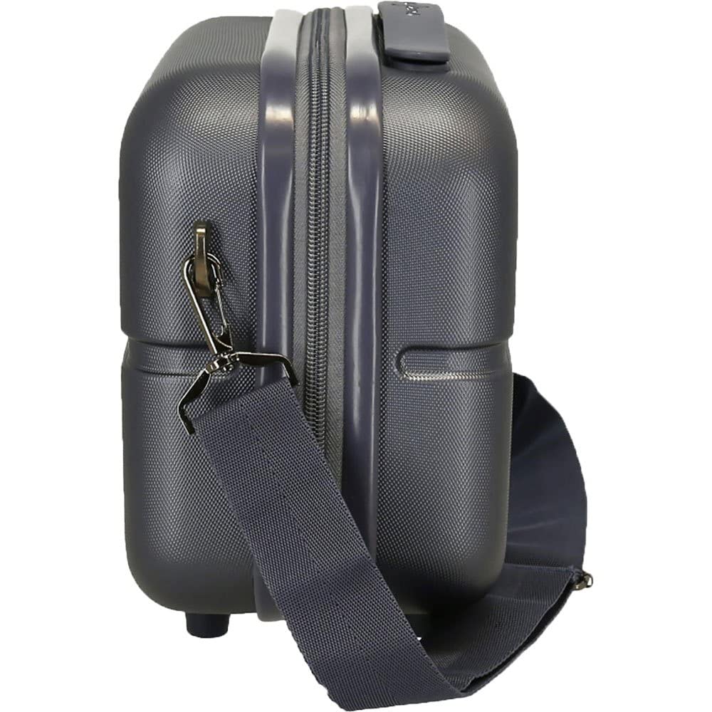 Pepe Jeans Chest beauty case adattabile con tracolla blu 29 x 21 x 15 cm rigido ABS 9,14 L