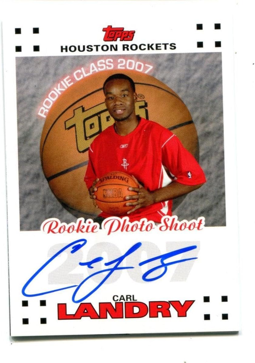 Carl Landry 2007 Topps Autographed Card #RPACL - Basketball Slabbed Autographed Cards