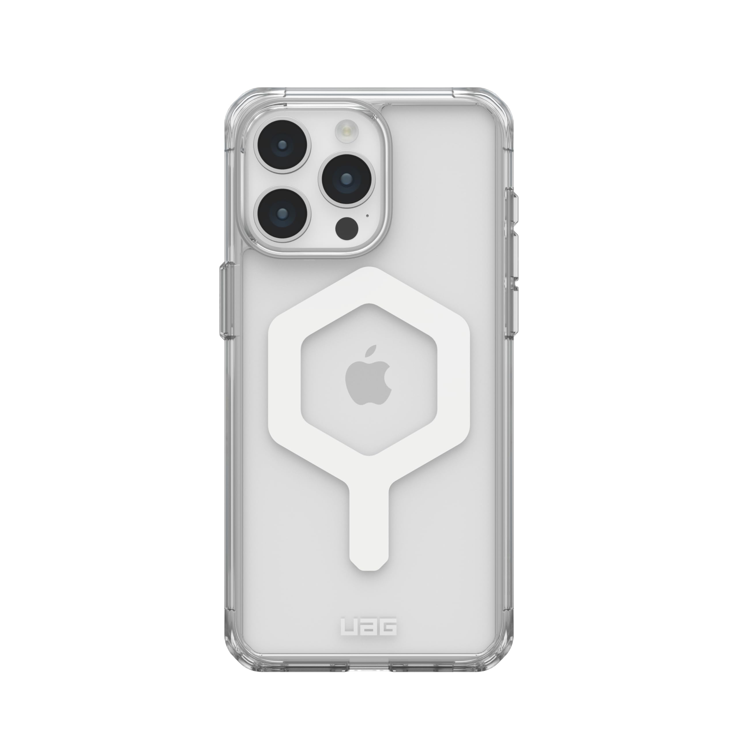 URBAN ARMOR GEAR UAG Designed for iPhone 15 Pro Max Case 6.7" Plyo Ice/White - Image 3