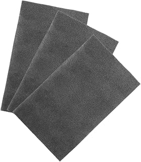 EXHUMKY Pack of 3 Climbing Snake Aquarium Rug for Reptile Cages, Scoop Large Turtle Supply Throw Reptile Carpet Mats Reptile Supply Tank Pet Gecko Polyester Grey product image
