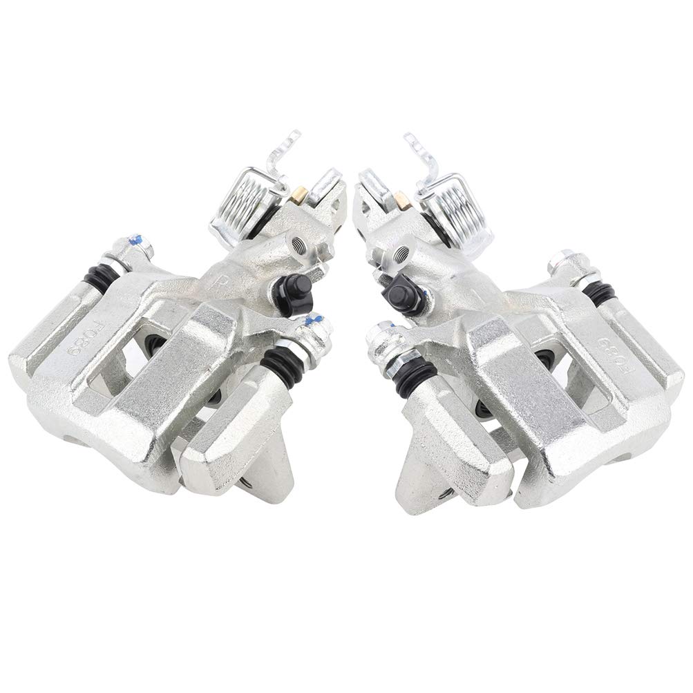 SCITOORear Left+Right Brake Calipers With Bracket 19-B2068 19-B2069 Compatible For Acura TSX 2004-2008 For Honda For Accord 1998-2007