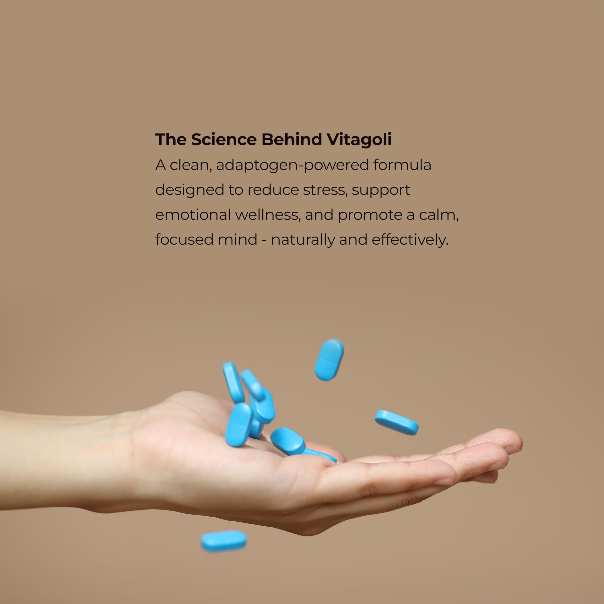 Anxiety Stress Relief Mood Calm Tablets Promote Relaxation, Better Sleep & Focus | L-Theanine, Chamomile, Valerian Root, Passion Flower, Hops & Panax Ginseng | Non Habit Forming | 10 Tablets — Amazon image 4