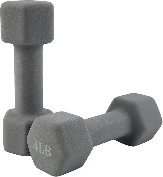 Saorzon Dumbbells Set of 2 Exercise Fitness Dumbbell for Home Gym Free Weights Hand Hex Dumb Bells
