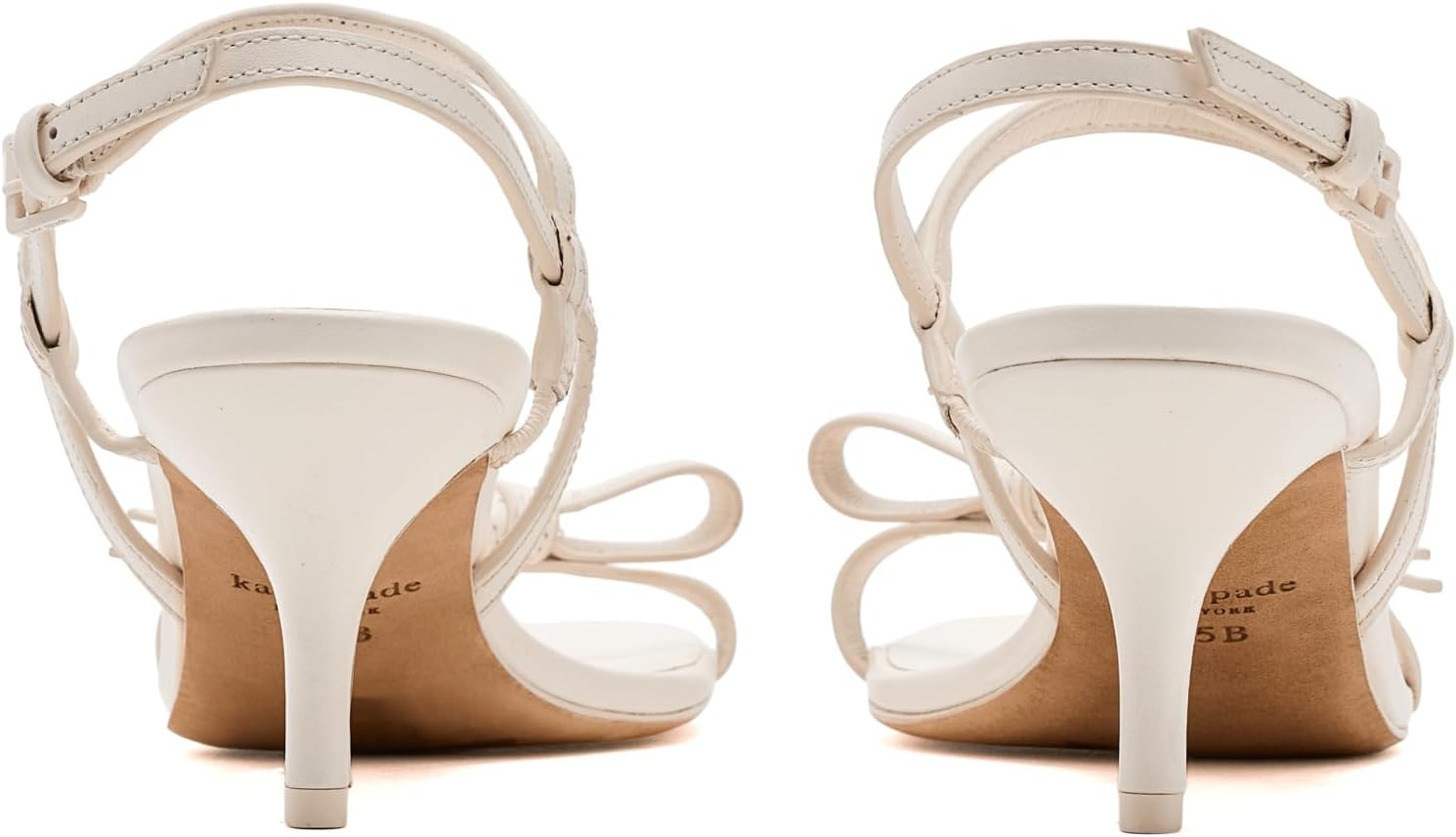 kate spade new york Women's Loop Smooth Leather Kitten Heel Sandal