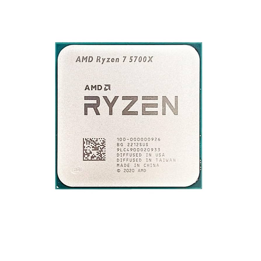 CPU AMD CPU Ryzen 7 5700X AMD Ryzen 7 5700X 3.4 GHz 8-Core AM4 Processor without
