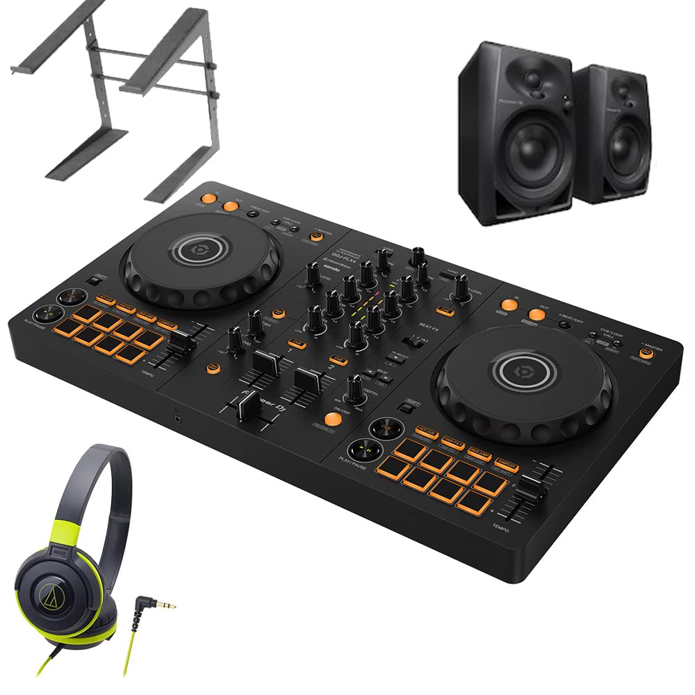 DDJ-FLX4 DJコントローラー（セット） Amazon | Pioneer DDJ-FLX4 + DM-50-B(スピーカー) + (ヘッドホンBGR