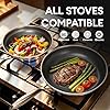 COOKER KING 10-Inch Stainless Steel Pan, Hybrid Nonstick Frying Pan, Skillet, 3-Ply Clad Cookware, Even Heat Distribution, Dishwasher & Oven Safe, with Stay-Cool Handle, Induction Compatible #1