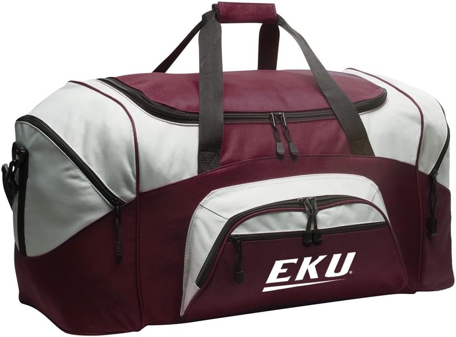Eastern Kentucky Camo Duffle Bag Suitcase or Gym Gear Bag Deluxe EKU Duffle Bag (Camo)