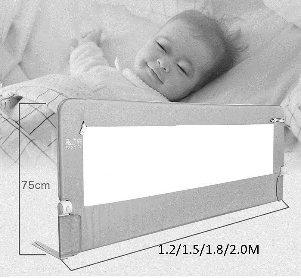 Rieles de Cama de Parque para bebés para Cama Queen, Parachoques de Cuna, Malla Transpirable para Guardias de Seguridad para niños pequeños, Juguete para niños (tamaño: 180 cm)