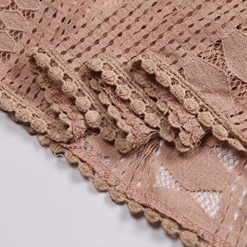 Flower Girls Dress Lace Dress Vintage Tulle Summer Country Wedding Party Dress Sleeveless Boho Holiday First Communion Gowns Size 9 10 Casual Girls Dresses With Belt(Pink,150) #TOP4