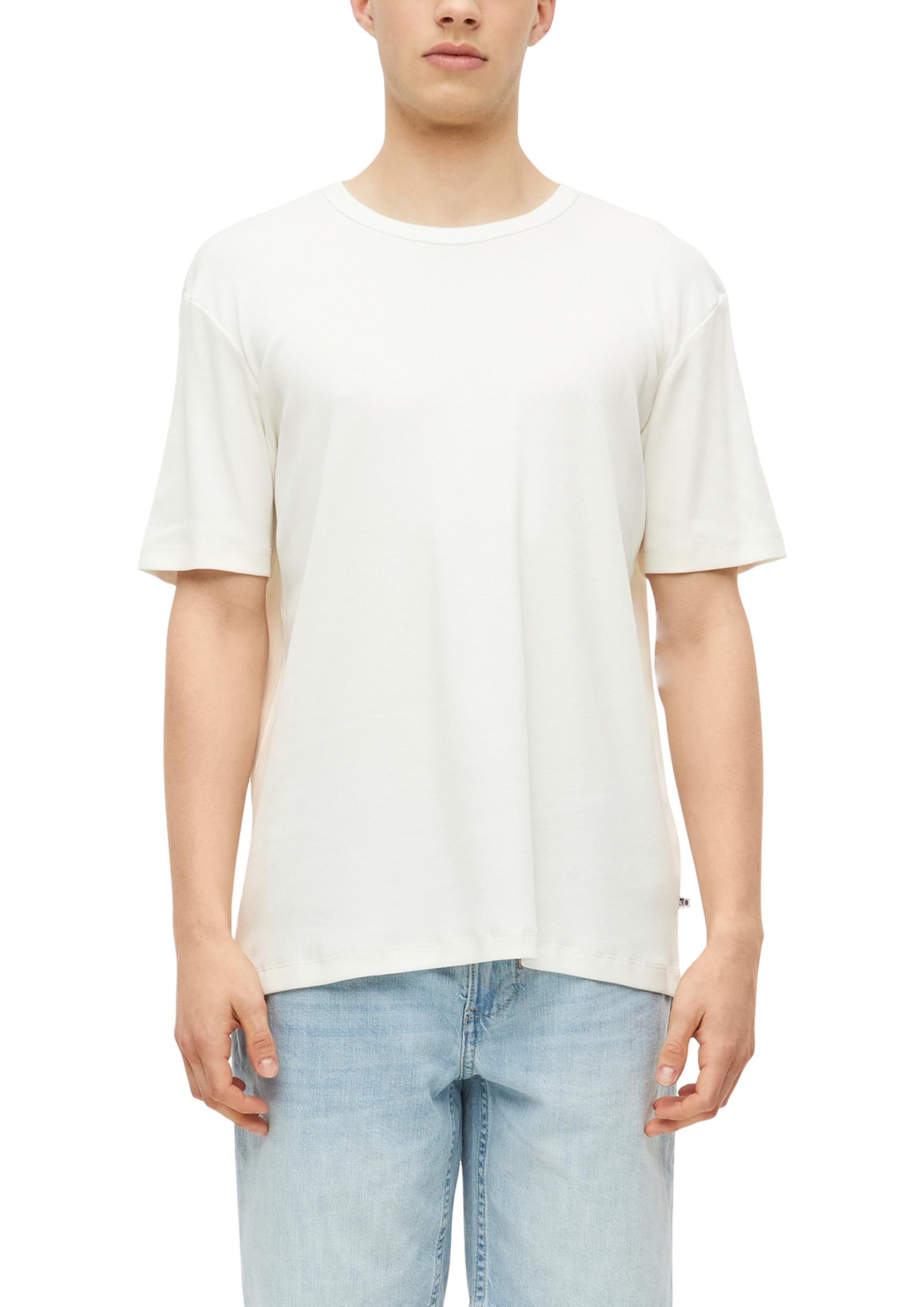 s.Oliver Men's 2178929 T-Shirt (Pack of 1), White, 3XL