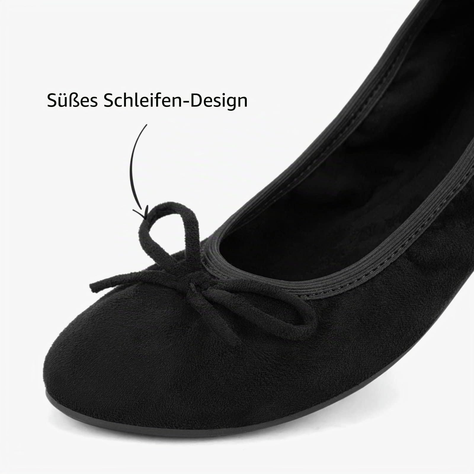 Greatonu Damen Ballerinas Flach Tanzschuhe