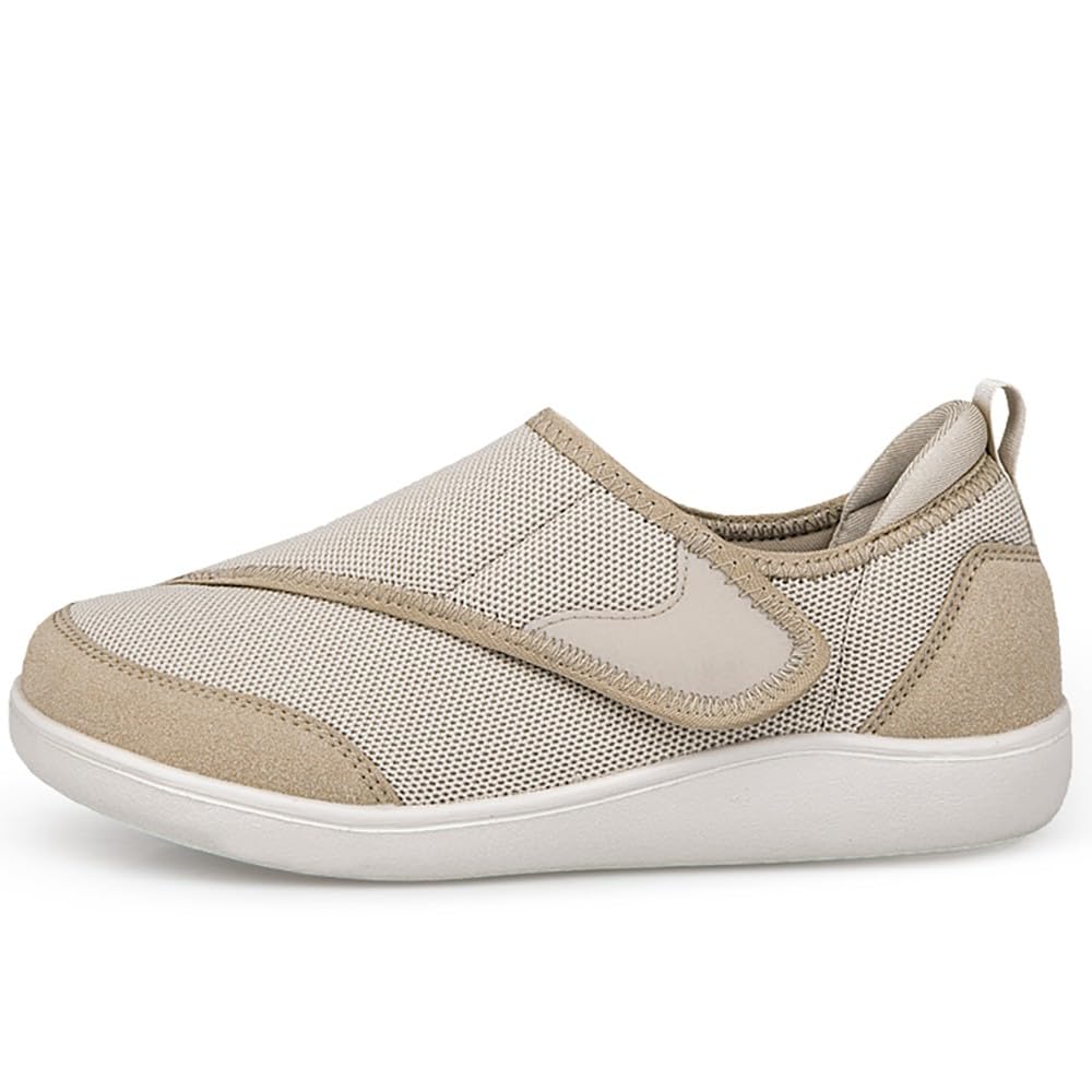 Eagsouni Chaussons Diabétiques Hommes Femmes Extra Larges Respirant Léger Anti-dérapante Confortables Chaussures de Marche Orthopédique de réhabilitation Aînés Soulagement De La Douleur Au Pied