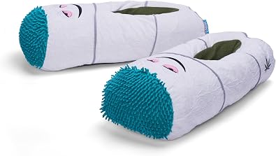Coddies Weed Slippers - Funny Doobie House Slippers - Comfortable Spliff Memory Foam Sole & Anti-Skid Grip Indoor Shoes - Gag Gift for Women & Gifts for Men