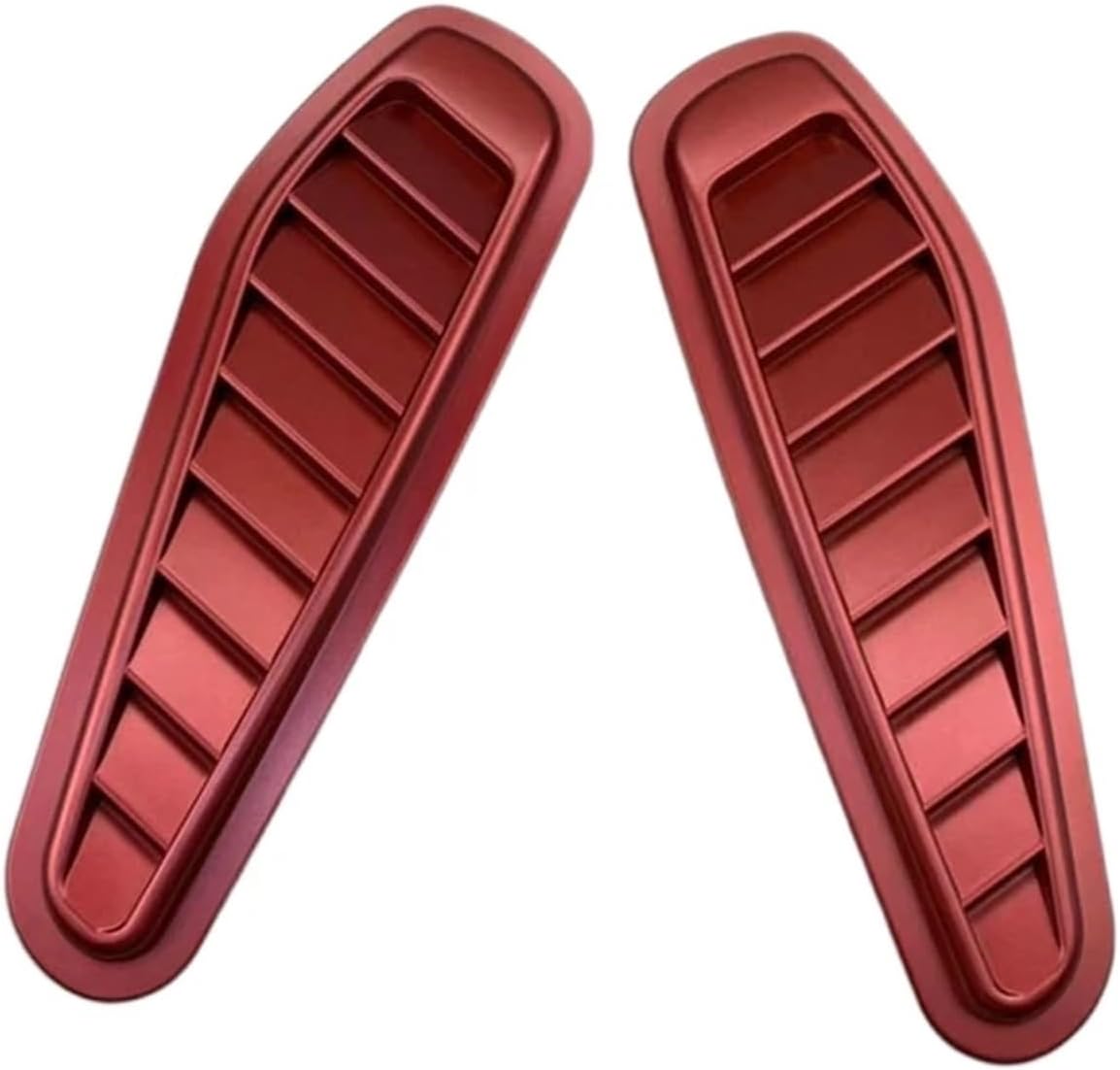 Hood Vent Scoop Kit Novel Bonnet Air Intake Flow Side Fenders Vent Hood Scoop Cover Universal ABS Vent Decor Sticker 1 Pair Fashion Modification(A)
