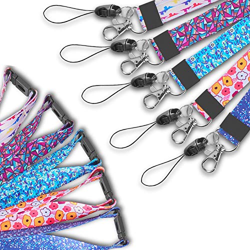 Lanyard With Id Badge Holder For Women Kids Keys Men Cruise Key Card Lanyards Detachable Breakaway Safety Lanyards With Badges Holders Name Lanyard Wide 0.79 Inches(2Cm) 5 Pack #TOP3