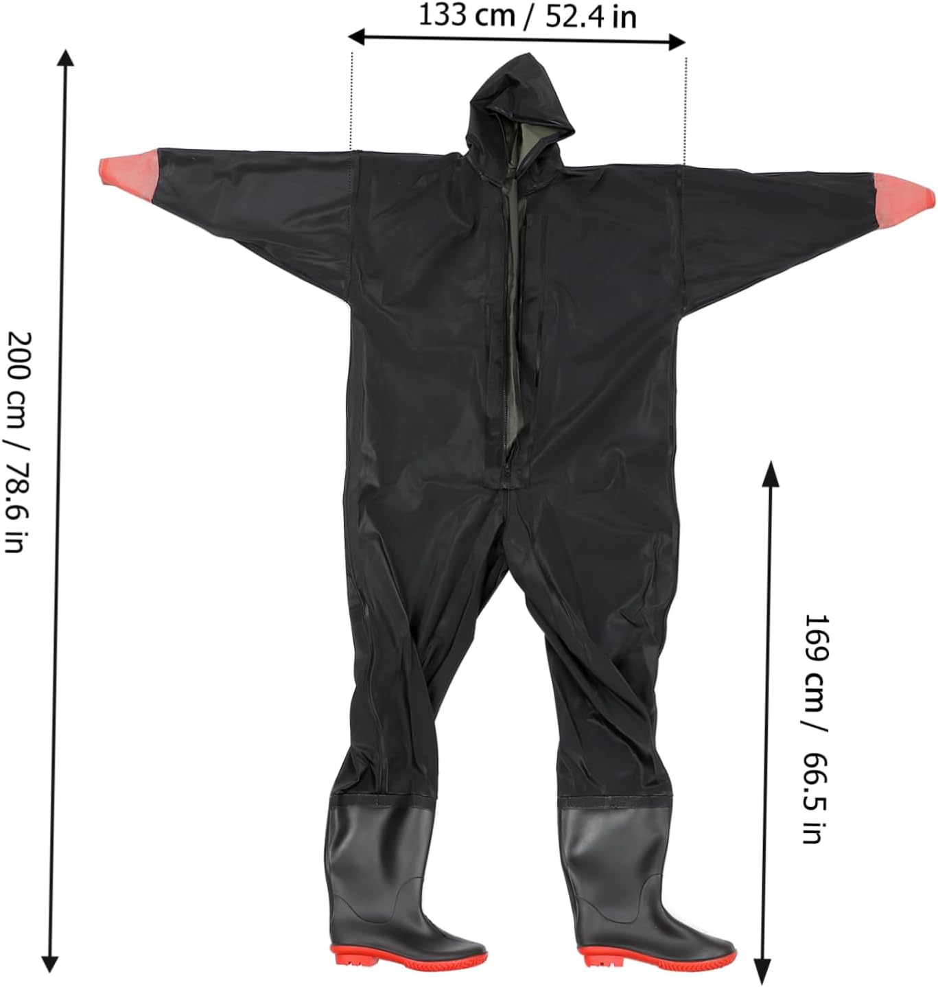 1pcs Men Fishing Pants Hip Waders Breathable Comfortable Fit for Outdoor Hunting