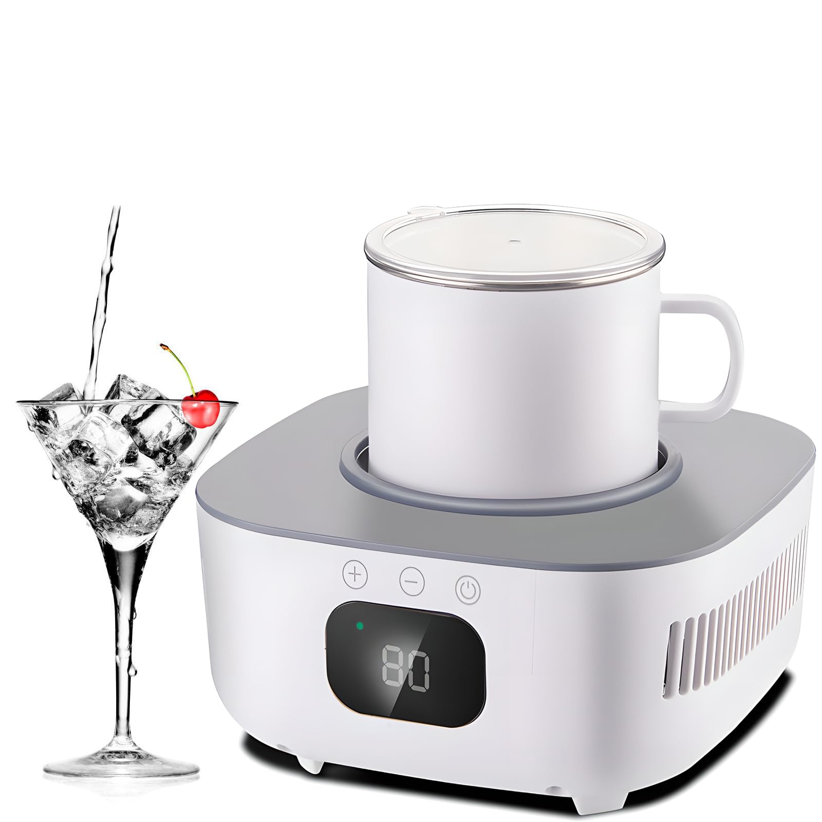 Copa de escritorio termoeléctrica para café caliente y té helado