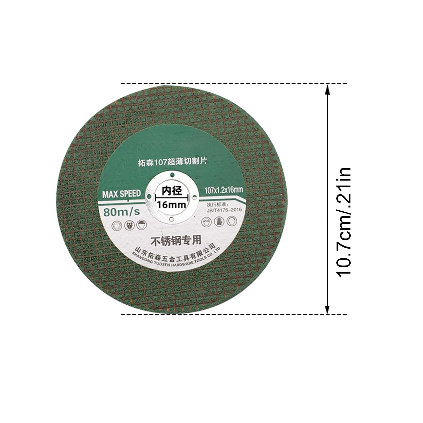 Disques à tronçonner pour meuleuse d'angle - Lot de 50 roues à tronçonner