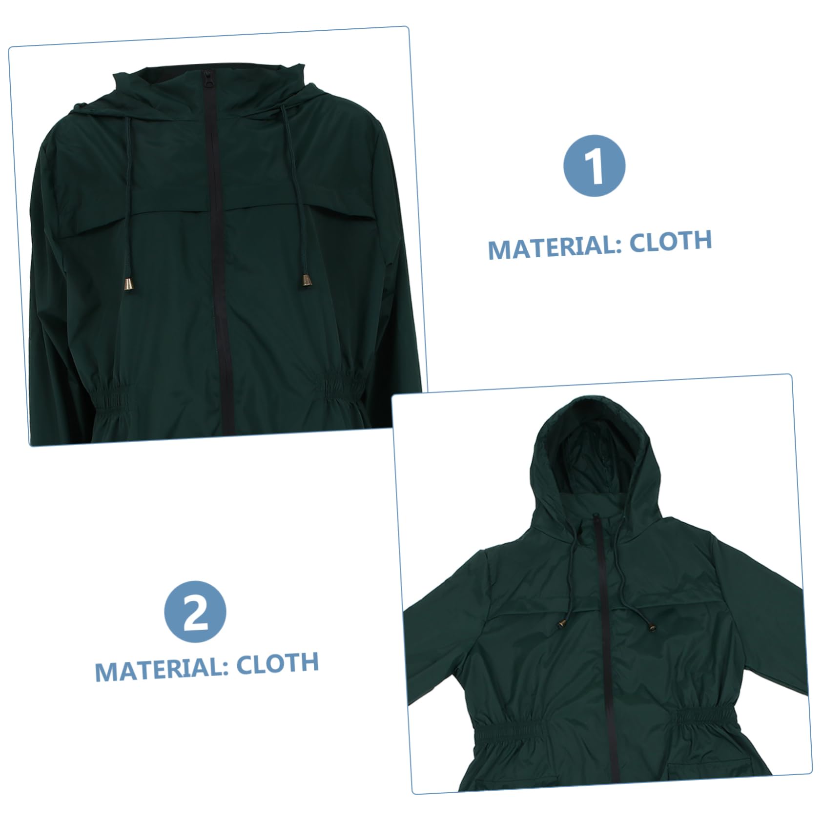 Ipetboom Tuta Alpinismo Cappotto Antivento Giacca Trekking Cappuccio Antipioggia