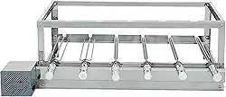 Churrasqueira Gira Grill 100% Inox - Artinox Grill - 6 Espetos Giratórios - Motor Bivolt