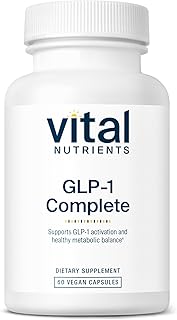 Vital Nutrients GLP-1 Complete | GLP-1 Probiotic, Prebiotic, Postbiotic + Hops Extract | Fast-Acting GLP-1 Activators Helps Curb Cravings | Vegan, Dairy & Gluten Free | 60 Capsules