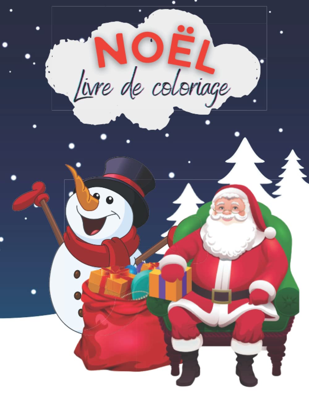 Buy Noël Livre de Coloriage: Livres à colorier pour les enfants de 4 à 