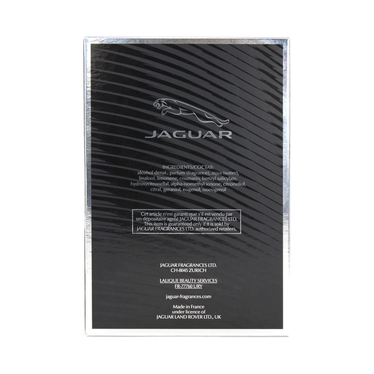 Jaguar Classic Black 3.4 oz Eau De Toilette Spray For Men