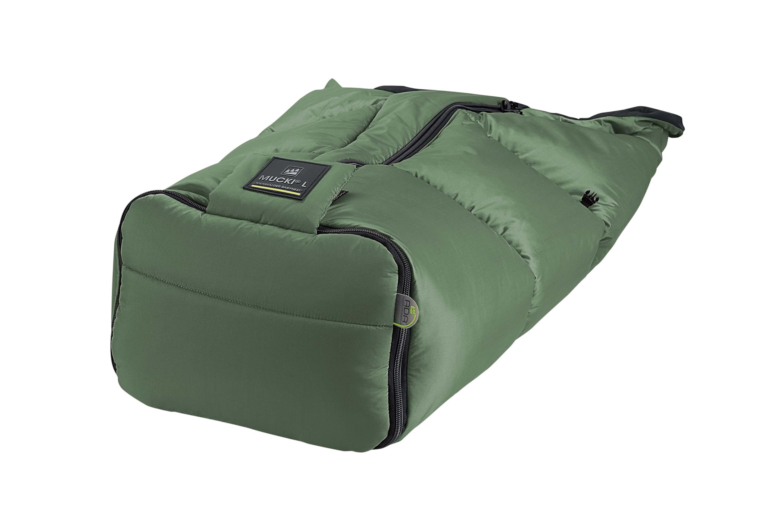 Odenwälder Fußsack Mucki® L‑cs 2.0 – Winter‑Fußsack für Kinderwagen & Buggy, 6‑36 Monate, mit weitenverstellbarem Design, OEKO‑TEX® & BIONIC‑FINISH® ECO anthrazit