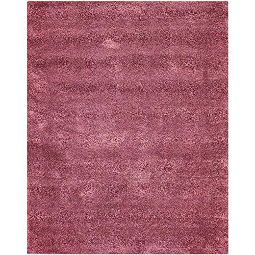 Image of Urban Modern Decor Features 3x5 Feet Modern Soft Shaggy Carpet Thick, Fluffy & 2 inch Pile Shag Rug for Your Kids Room, Bedroom & Livingroom(3x5 feet, Pink Plain)