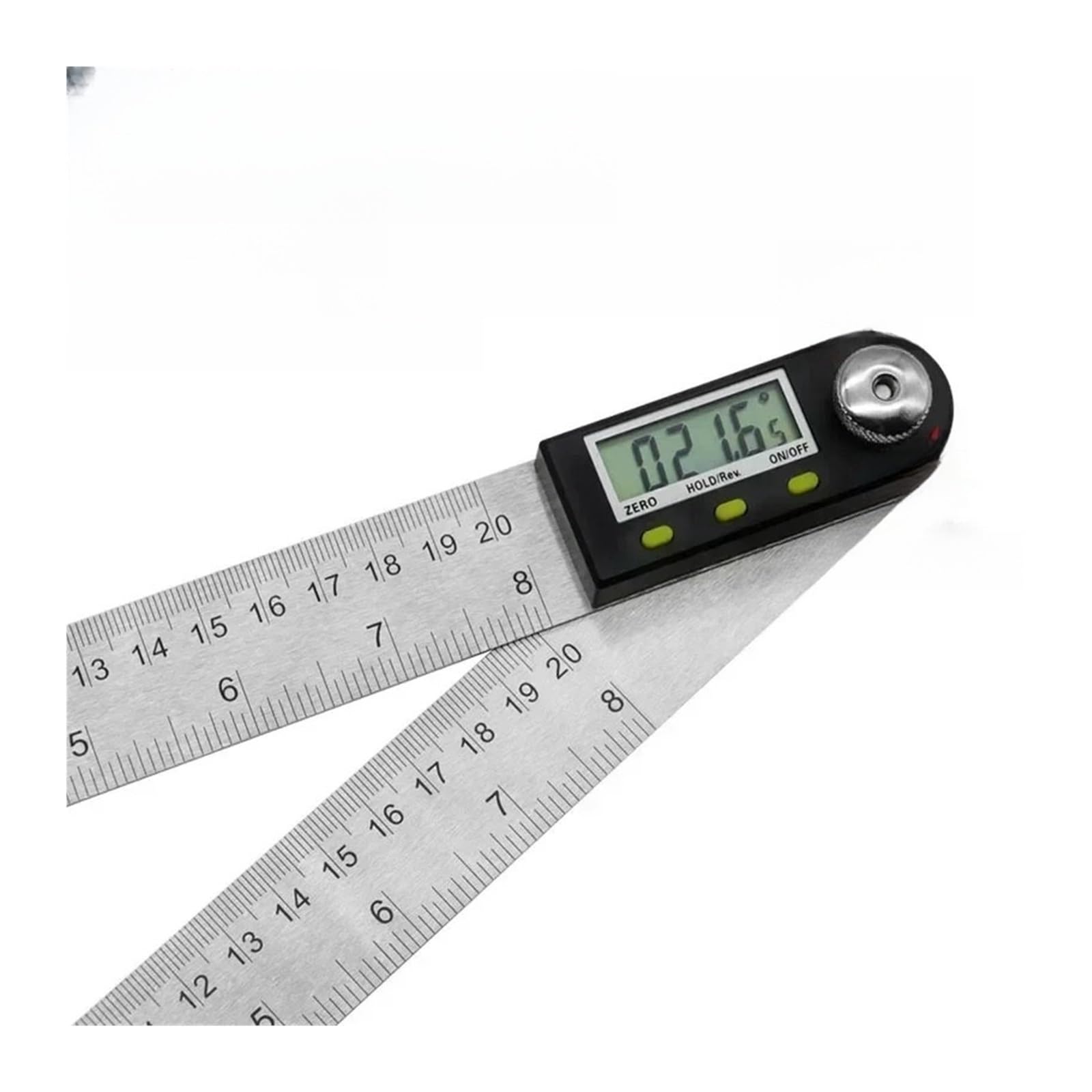 MUHM Medidor Digital de 200mm /300mm, inclinómetro de ángulo, Regla Digital, goniómetro electrónico, buscador del ángulo del transportador, Herramientas de medición (Color : 0-200mm)