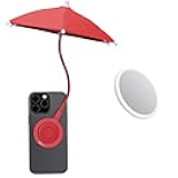 Kiorafoto Phone Umbrella + Plane Style：UPF 45+ Magnetic Phone Umbrella with 2.2