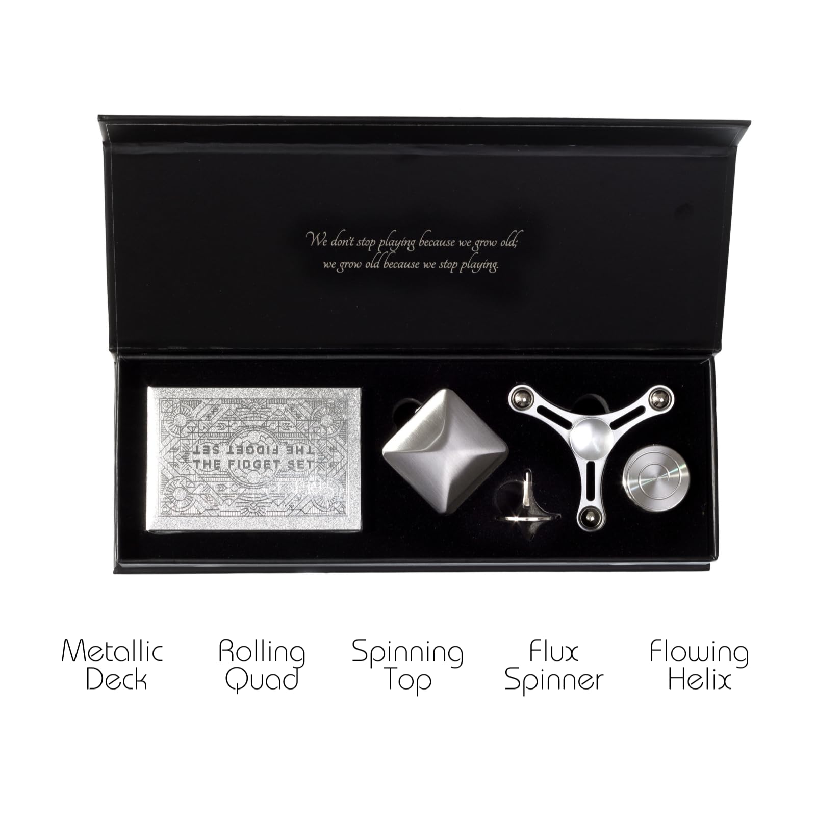 Classic Edition Metal Fidget Toys for Adults with Anxiety, ADHD Tools for Adults | Office Desktop Gifts for Him