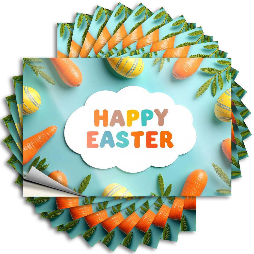 Happy Easter! Beauty Room Decor Men DIY | Happy Decals Case Removable Vinyl Sticker Decal(8X12CM)