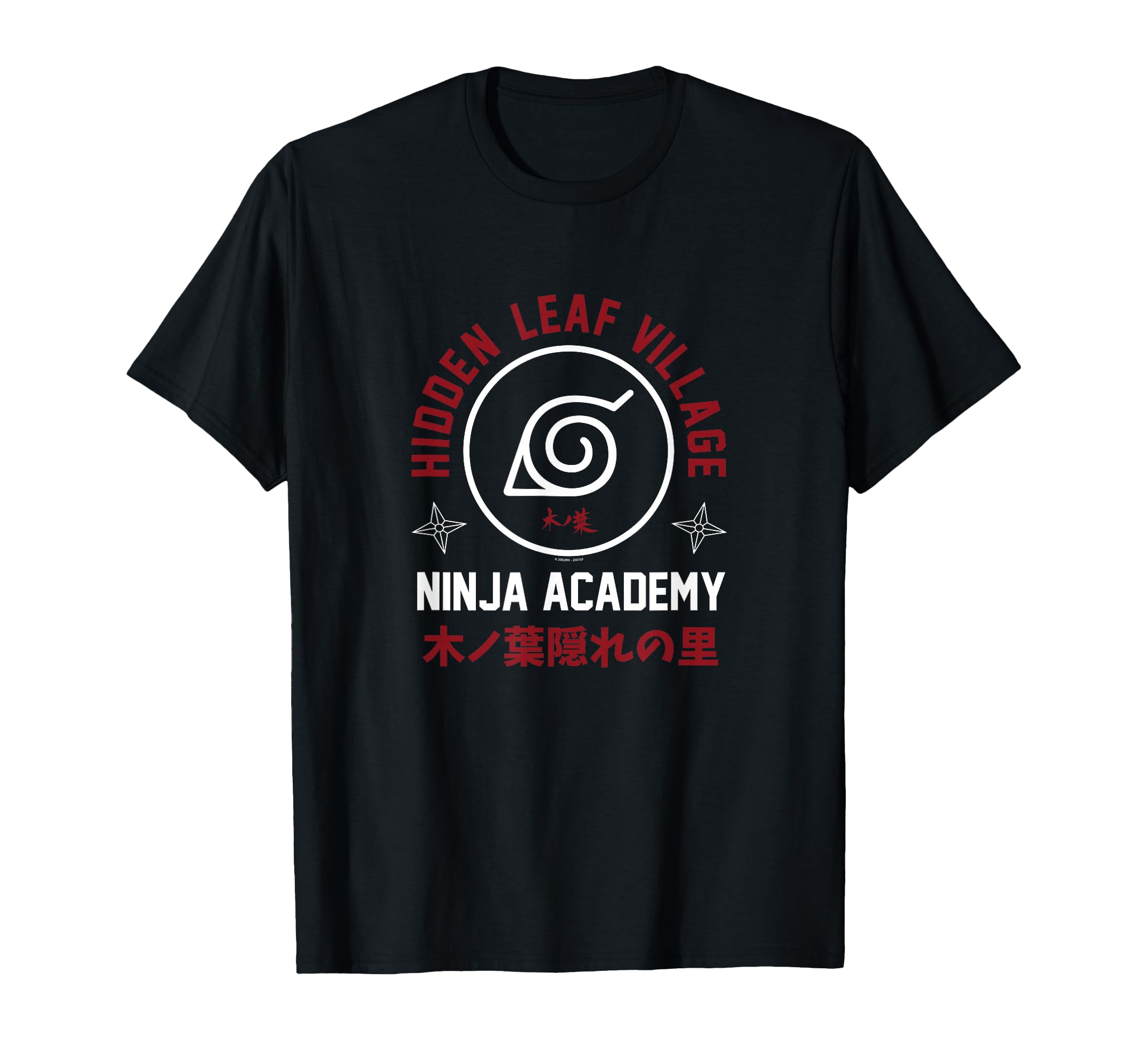 Shippuden Ninja Academy Varsity Logo Anime T-Shirt