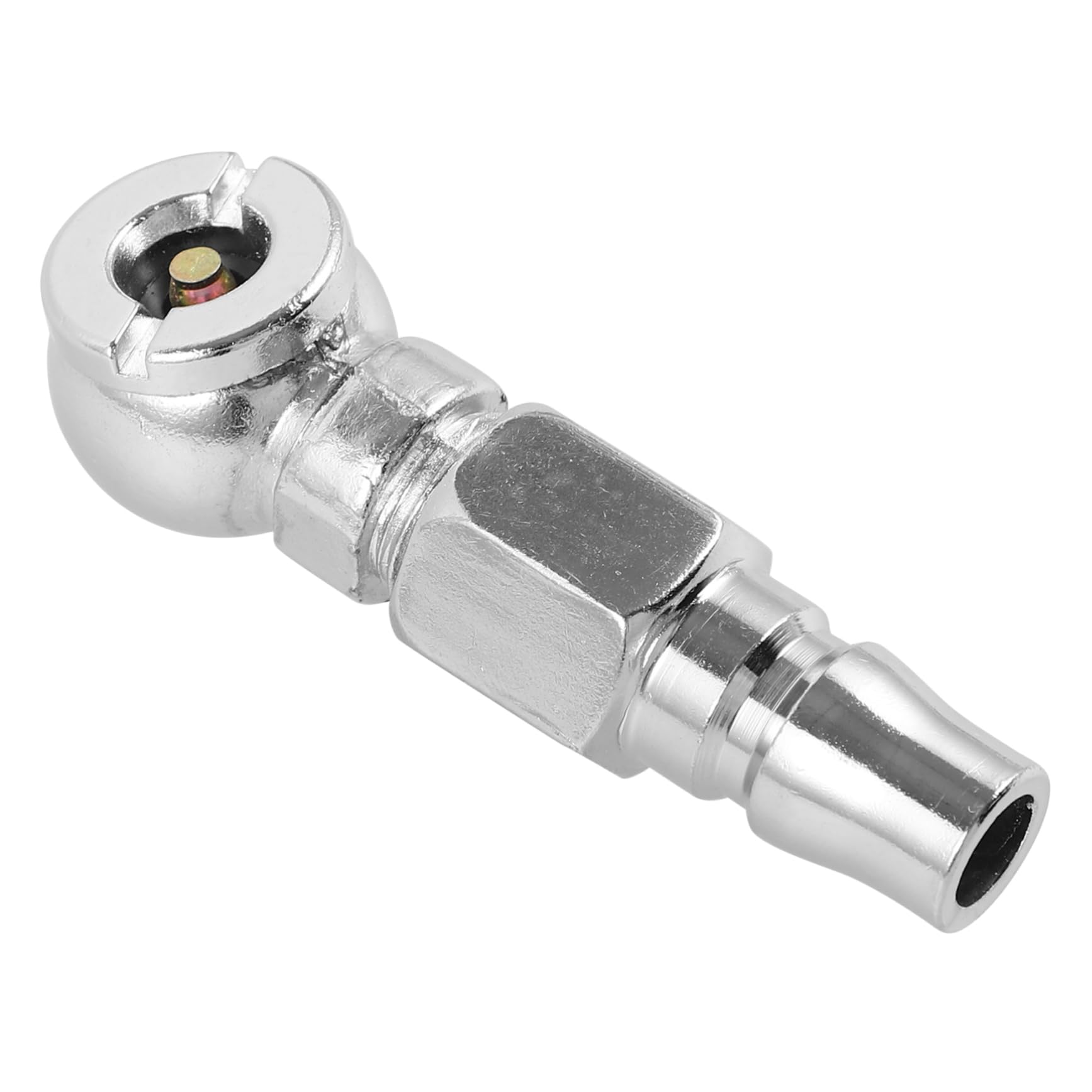 STOBAZA Tire Air Chuck Inflator Nozzle for Car Tires Quick Connect Air Chuck for Easy Use Durable Tire Inflating Gauge Essential Air Compressor Accessory for Fast Inflation