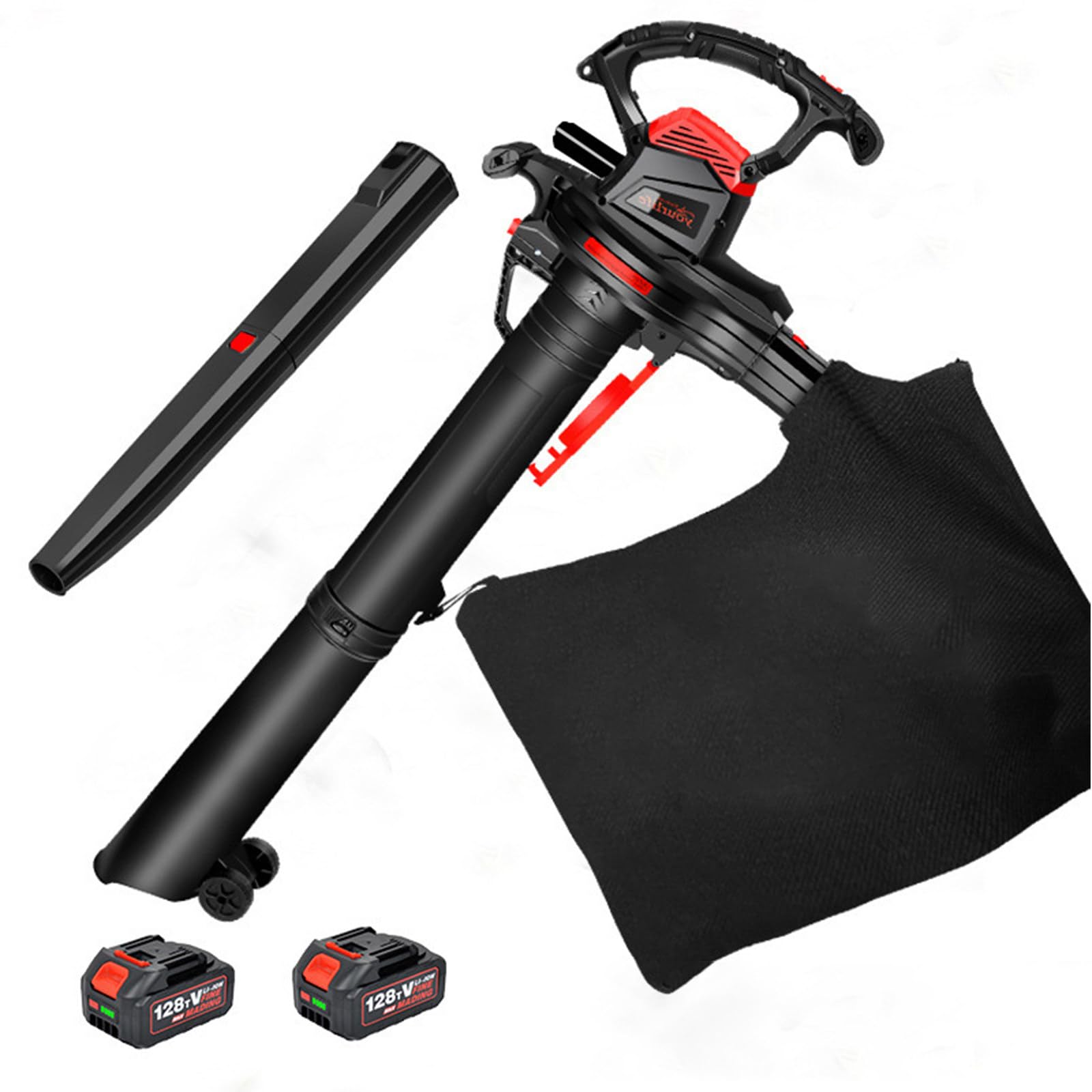 Soplador Aspirador de Hojas a Batería con Batería de 40V y Cargador 2-Battery