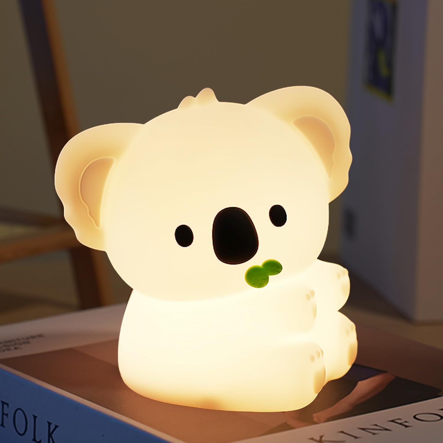 Jmg-Myratts Koala Night Light For Kids, Cute Soft Silicone Lamp, Dimmable Nursery Portable Kawaii Lamps, Bedside Lamp For Baby Toddler Adult[Energy Class G](Koala)